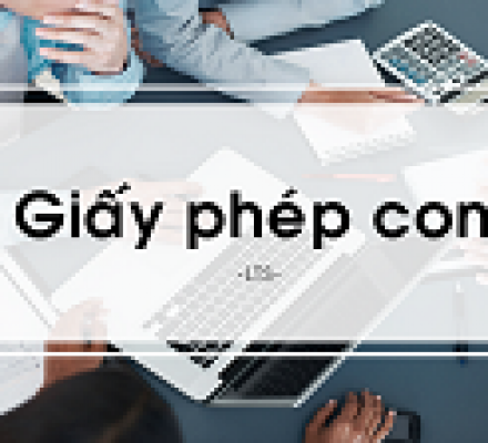 GIẤY PHÉP CON